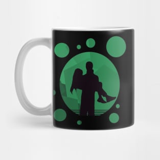 Romantic green bubble Mug